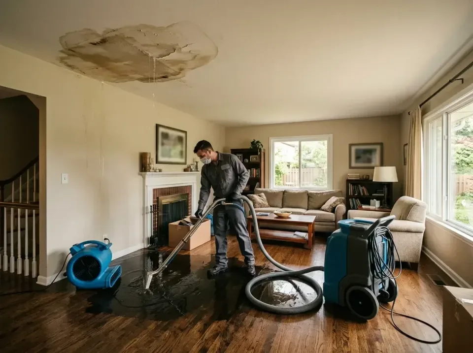 attic-pipe-burst-ceiling-drip-008 — frequently asked questions, Water Damage Restoration & Carpet Care in Riverdale, IL